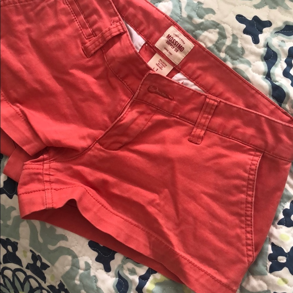Used low rise short shorts.